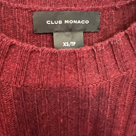 Great condition Club Monaco part wool dress in maroon, size xs! - Picture 2 of 4